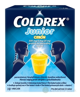 COLDREX JUNIOR CITRÓN plo por (vre.papier/PE/Al/PE) 1x10 ks