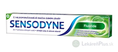 SENSODYNE Fluoride zubná pasta, mätová príchuť 1x75 ml