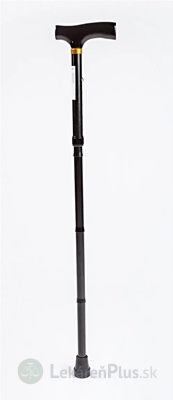 FAZZINI PALICA skladacia odľahčená čierna, nastaviteľná (82-92 cm) 1x1 ks