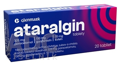 ATARALGIN tbl 325 mg/130 mg/70 mg (blis.PVC/Al) 1x20 ks