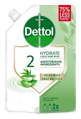 Dettol náhradná náplň do tekutého mydla Aloe & Bambus 1x500 ml