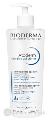 BIODERMA Atoderm Intensive gél-krém 1x500 ml