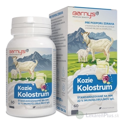 Barnys Kozie Kolostrum cps 1x60 ks