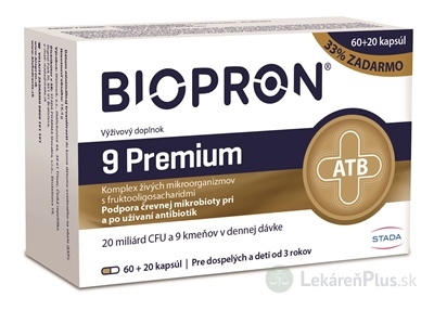 BIOPRON 9 Premium cps 60+20 (33% zadarmo) (80 ks)