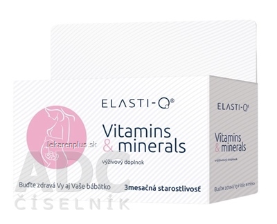 Elasti-Q VITAMINS & MINERALS tbl 1x90 ks