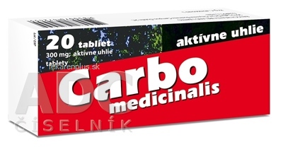 Carbo medicinalis tbl 300 mg (blis.Al/PVC/PVDC) 1x20 ks