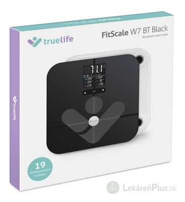TrueLife FitScale W7 BT Black inteligentná váha 1x1 ks