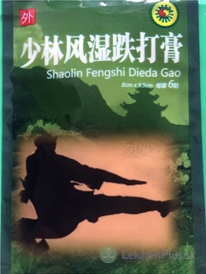 SHAOLIN náplasť 1x6 ks