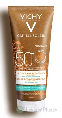 VICHY CAPITAL SOLEIL SOLAR ECO-DESIGN. MILK SPF50+ ochranné mlieko proti UV žiareniu 1x200 ml