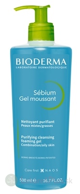 BIODERMA Sébium Gel moussant čistiaci penivý gél, s pumpou 1x500 ml