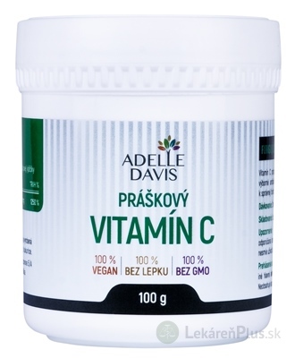 Adelle Davis Práškový VITAMÍN C 1x100 g