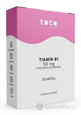 TOTO TIAMÍN B1 50 mg cps s postupným uvoľňovaním 1x30 ks