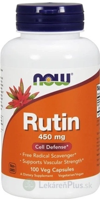 NOW FOODS Rutín 450 mg cps 1x100 ks