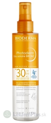 BIODERMA Photoderm BRONZ SPF 30 opaľovacia voda, rozprašovač 1x200 ml