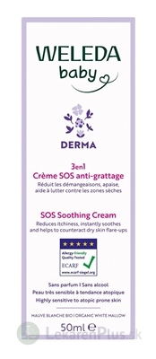 WELEDA baby 3v1 DERMA Upokojujúci SOS krém 1x50 ml