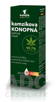 Cemio Kamzíkova konopná masť NEW hrejivá (inov.2021) 1x200 ml