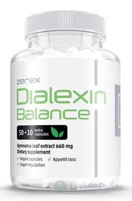 Zerex Dialexin balance cps, Regulácia cukru v krvi, 1x60 ks