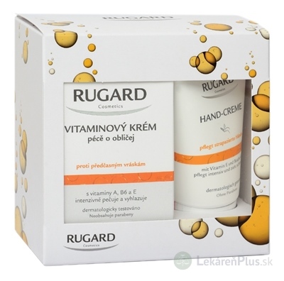 RUGARD Darčekové balenie VITAMÍNOVÉ KRÉMY krém na pleť 100 ml + krém na ruky 50 ml, 1x1 set