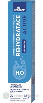 VITAR REHYDRATACE ACTIVE + PROBIOTIKA tbl eff 1x20 ks