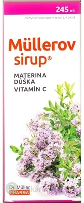 MÜLLEROV SIRUP S MATERINOU DÚŠKOU A VIT. C 1x245 ml
