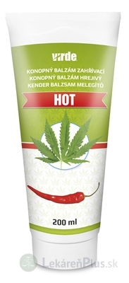 VIRDE KONOPNÝ BALZAM hrejivý HOT 1x200 ml