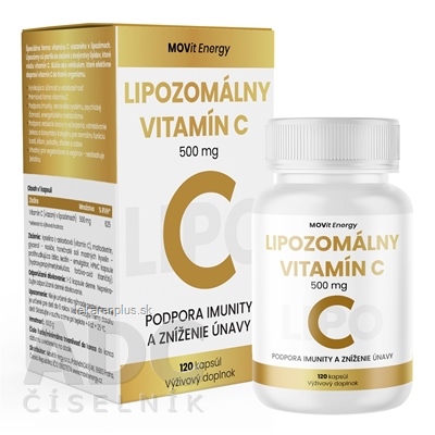 MOVit Lipozomálny vitamín C 500 mg cps 1x120 ks