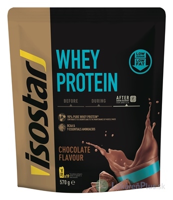 Isostar Whey Protein CHOLOLATE proteínový nápoj v prášku s kakaom a sladidlami 1x570 g