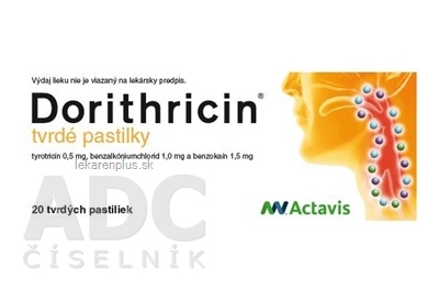 Dorithricin mentol pas ord 1x20 ks