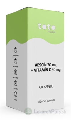 TOTO AESCÍN 30 mg + VITAMÍN C 30 mg tbl 1x60 ks