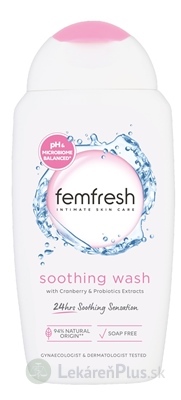 Femfresh Soothing 24h Intímna umývacia emulzia s probiotikami 1x250 ml