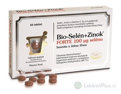 Bio-SELEN+ZINOK FORTE 100 μg selénu tbl 1x60 ks