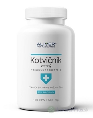 ALIVER Kotvičník zemný cps (Tribulus Terrestris 90% extrakt) 1x120 ks