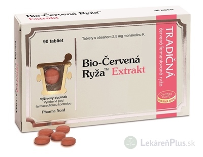 Bio-Červená Ryža Extrakt tbl s monakolínom K 1x90 ks