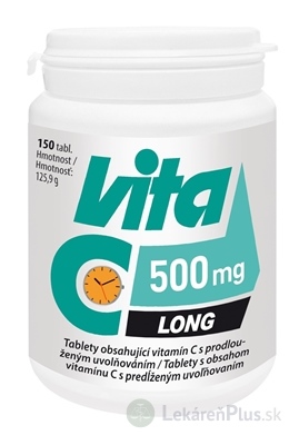 Vitabalans Vita C LONG 500 mg tbl plg 1x150 ks