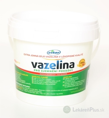 VITAR Vazelína extra jemná biela 1x400 g
