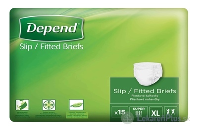 DEPEND Slip SUPER XL priedušné plienkové nohavičky 1x15 ks