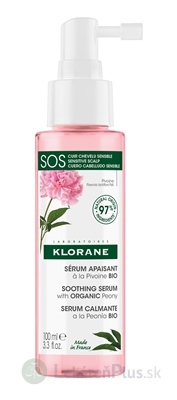 KLORANE Upokojujúce SÉRUM s BIO pivóniou SOS citlivá vlasová pokožka 1x100 ml