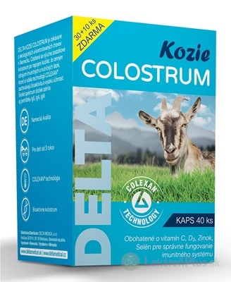 DELTA COLOSTRUM Kozie cps 30+10 zdarma (40 ks)