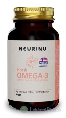 NEURINU Norsk OMEGA-3 cps 1x90 ks