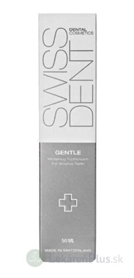 SWISSDENT GENTLE zubná pasta jemná bieliaca 1x50 ml