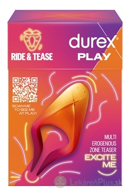 DUREX PLAY RIDE & TEASE stimulátor multierotogénnych zón 1x1 ks