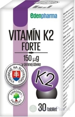 EDENPharma VITAMÍN K2 Forte tbl 1x30 ks