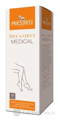 PRIESSNITZ Žily a cievy Medical gél 1x125 ml