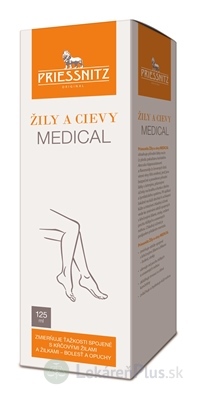 Priessnitz Žily a cievy Medical gél 1x125 ml