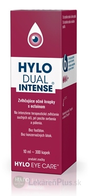 HYLO DUAL INTENSE zvlhčujúce očné kvapky 1x10 ml