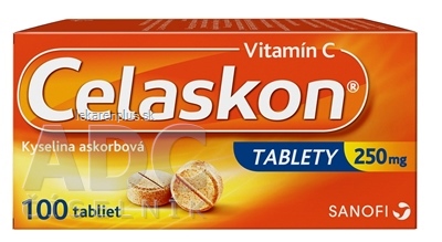 Celaskon tablety 250 mg tbl (fľ.skl.hnedá) 1x100 ks