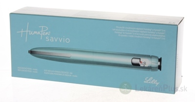 HumaPen Savvio, inzulínové pero modré, aplikátor inzulínu pre 3 ml náplne, 1x1 ks