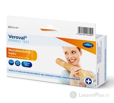 Veroval NEZNÁŠANLIVOSŤ LEPKU domáci test 1x1 ks