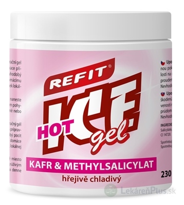 REFIT ICE GEL GÁFOR hrejivo-chladivý 1x230 ml
