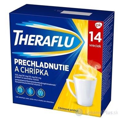 THERAFLU PRECHLADNUTIE A CHRÍPKA plo por (4-vrst.vre.PET/LDPE/Al/LDPE) 1x14 ks